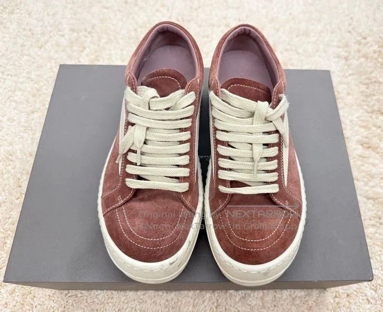 Rick Owens Rick Owens Vintage Suede Low Top Sneakers. Size US 7 / IT 37 - 1 Thumbnail
