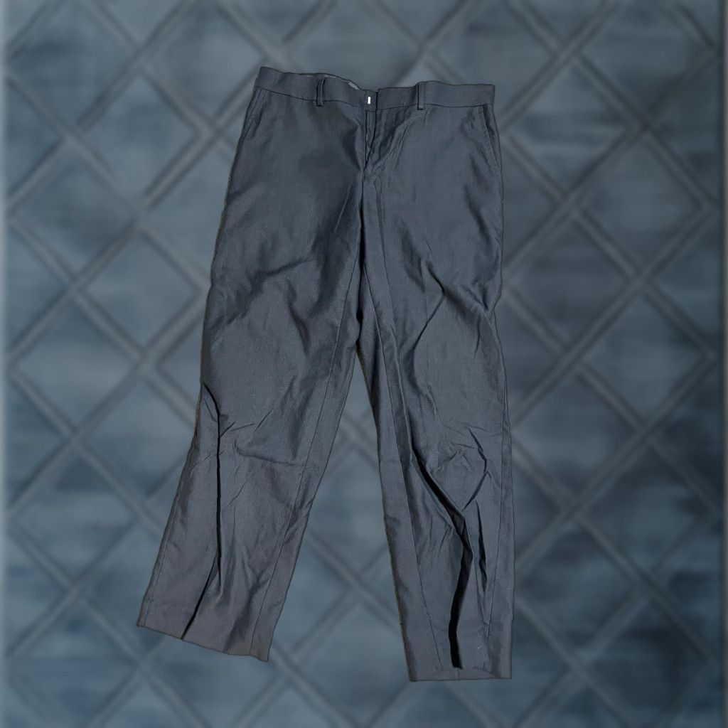 Dockers Dockers Mens Size 34x29 Polyester Straight Fit Dress Pants Blue Flat Front Chino Pants 90s Theme Mens Size US 34 / EU 50 - 1 Thumbnail
