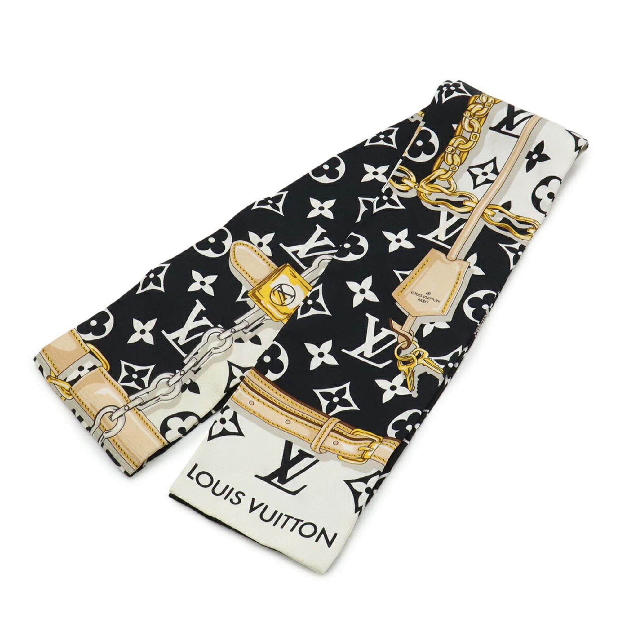?100% Authentic Louis Vuitton  Bandeau Monogram Confidential? Louis Vuitton Silk Monogram Confidential Garden Bandeau  main image 2