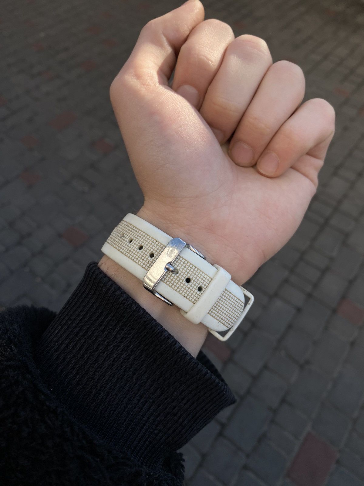 Japanese Brand × Lacoste × Vintage Lacoste White Chronograph 10ATM - Japanese Brand Size ONE SIZE - 3 Thumbnail