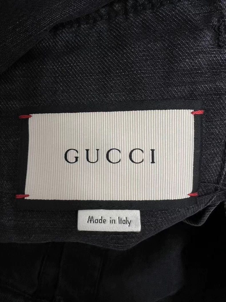 Gucci Gucci Fleece tiger riveted denim jacket 2503-Nextarrow Size US S / EU 44-46 / 1 - 5 Thumbnail