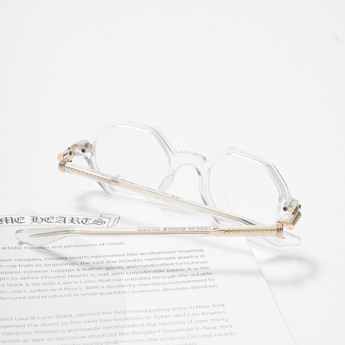 Chrome Hearts CHROME HEARTS CLITCO CRYSTAL GLASSES Size ONE SIZE - 6 Thumbnail