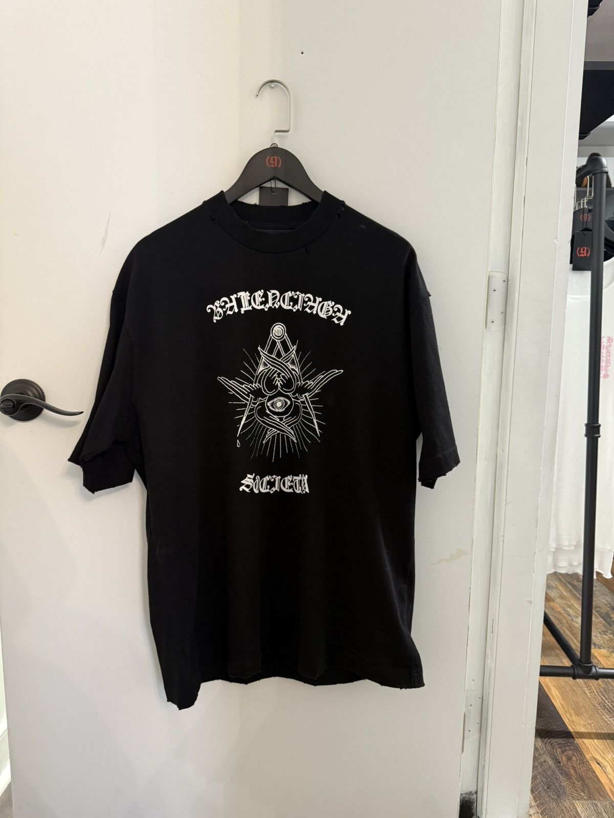 Balenciaga Balenciaga Gothic shirt Size US XXL / EU 58 / 5 - 2 Thumbnail