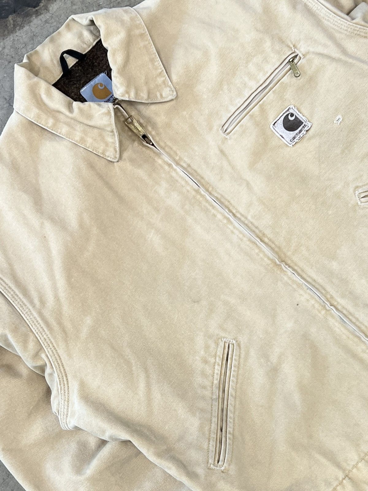Carhartt Vintage Carhartt Detroit Canvas Blanket Lined Sz. Medium Size US M / EU 48-50 / 2 - 1 Thumbnail