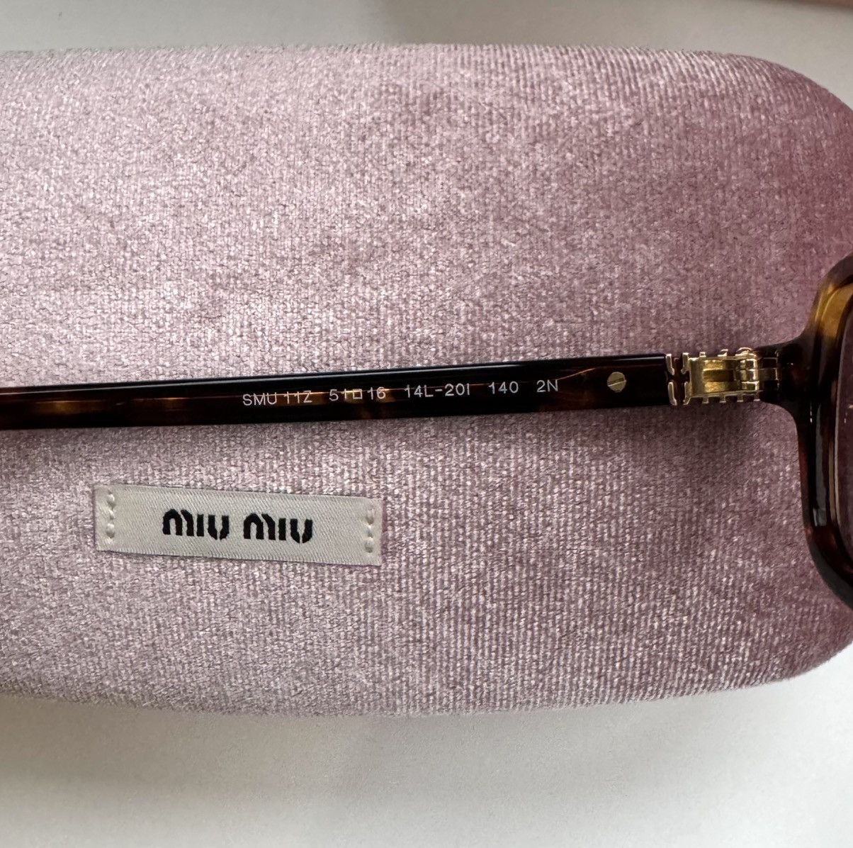Miu Miu × Vintage NEW Miu Miu sunglasses MU 11ZS 14L-20I Size ONE SIZE - 7 Thumbnail