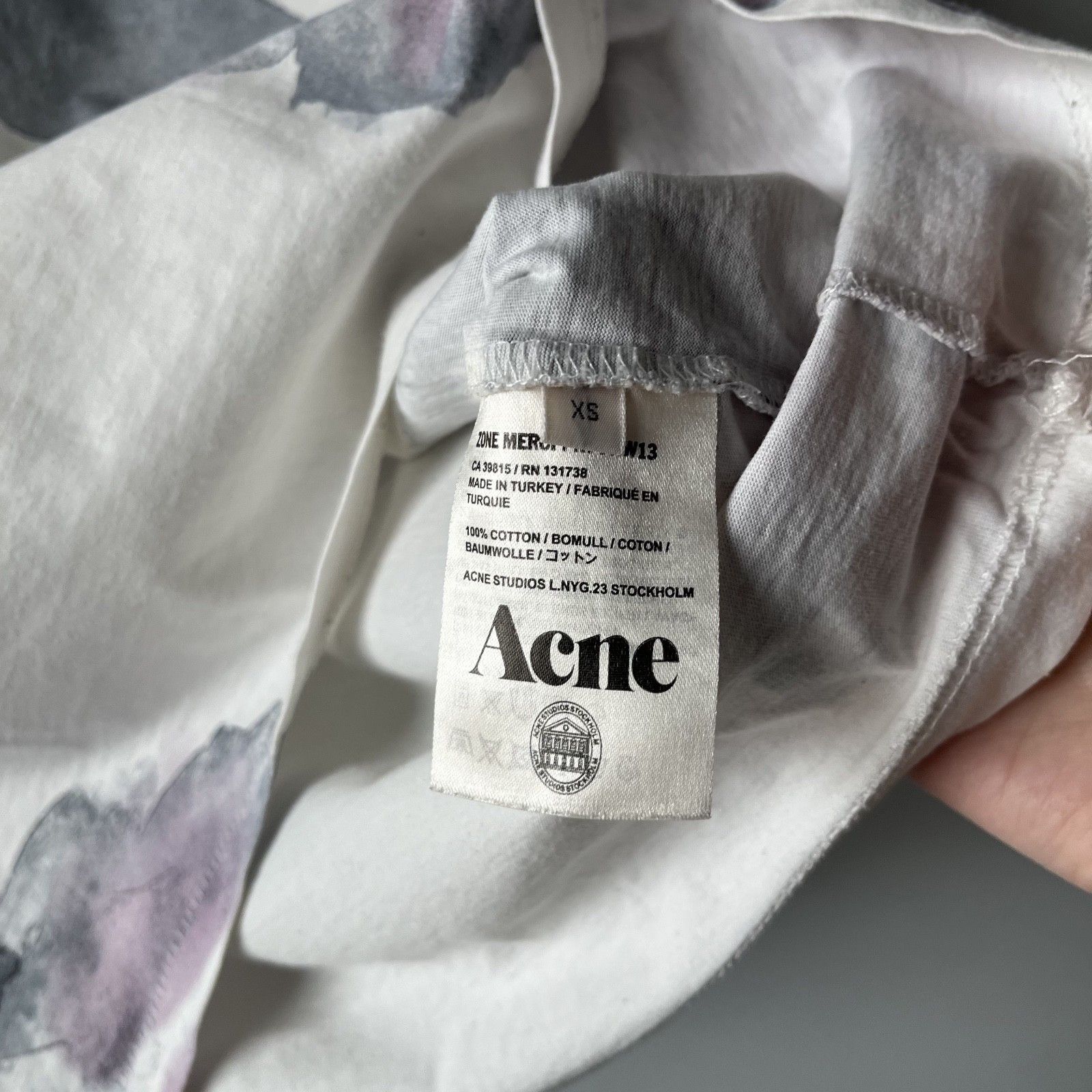 Acne Studios Acne Studios Zone Merci Printed Tank Top Abstract Floral Size M / US 6-8 / IT 42-44 - 11 Thumbnail