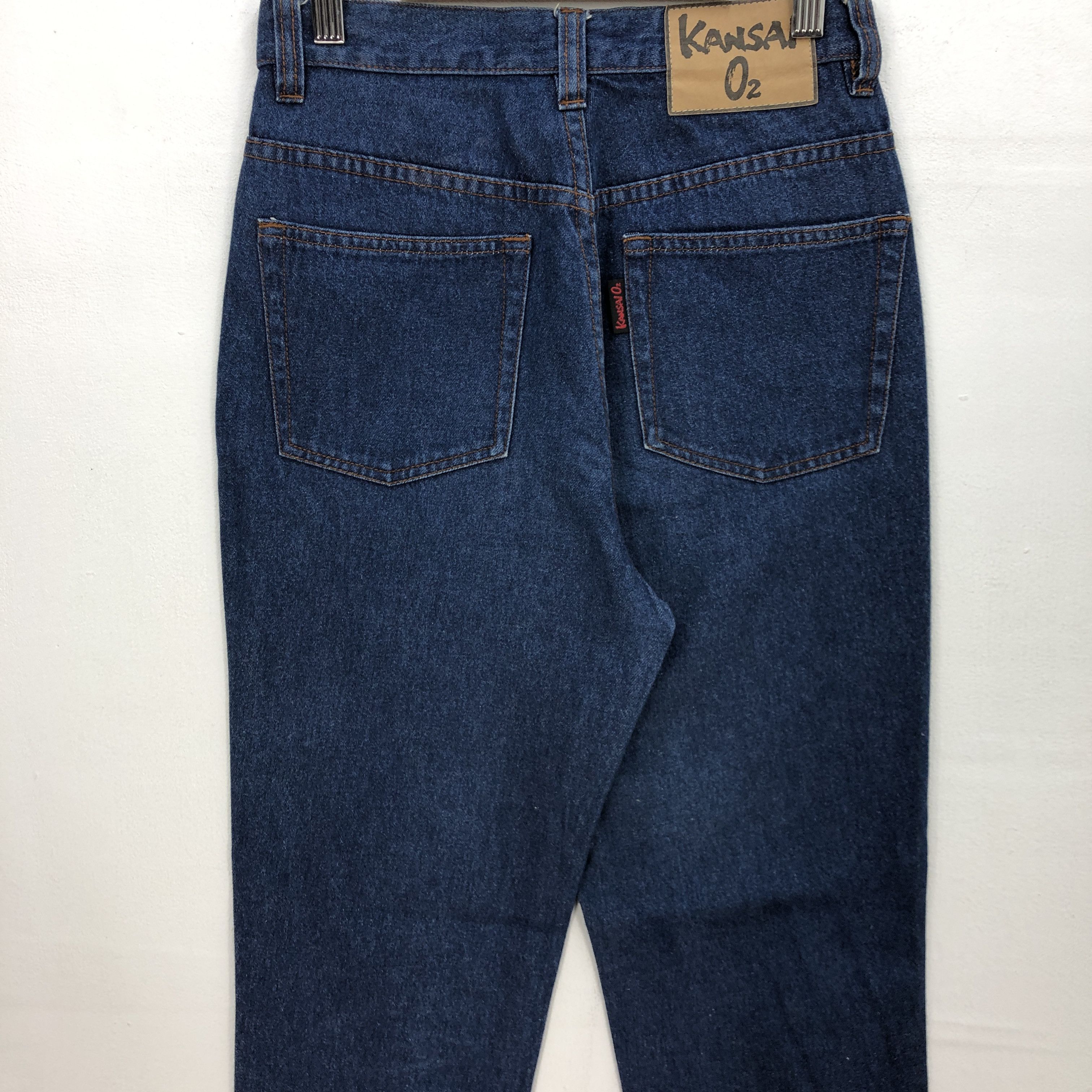 Kansai Yamamoto Vintage Kansai O2 Jeans Japanese Designer Denim Pants Size 24" / US 00 / IT 34 - 3 Thumbnail
