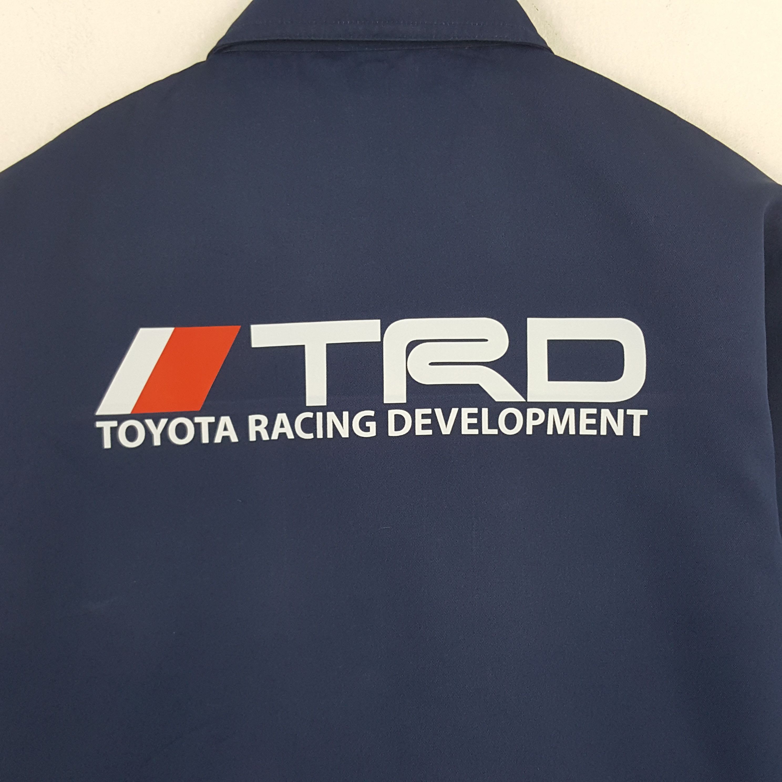 Japanese Brand × Vintage Vintage Toyota Racing Development Custom Art Sport Jacket Size US L / EU 52-54 / 3 - 2 Thumbnail