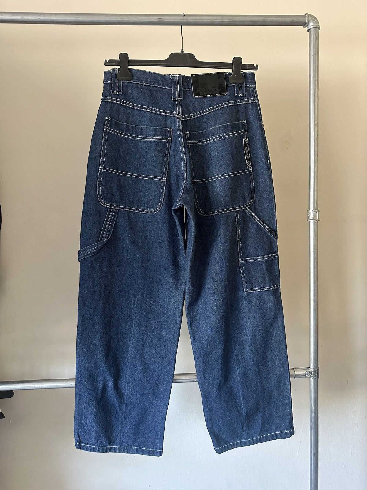 Marithe + Francois Girbaud 1990s Marithe Francois Girbaud Baggy Carpenter Jeas Size US 30 / EU 46 - 1 Thumbnail