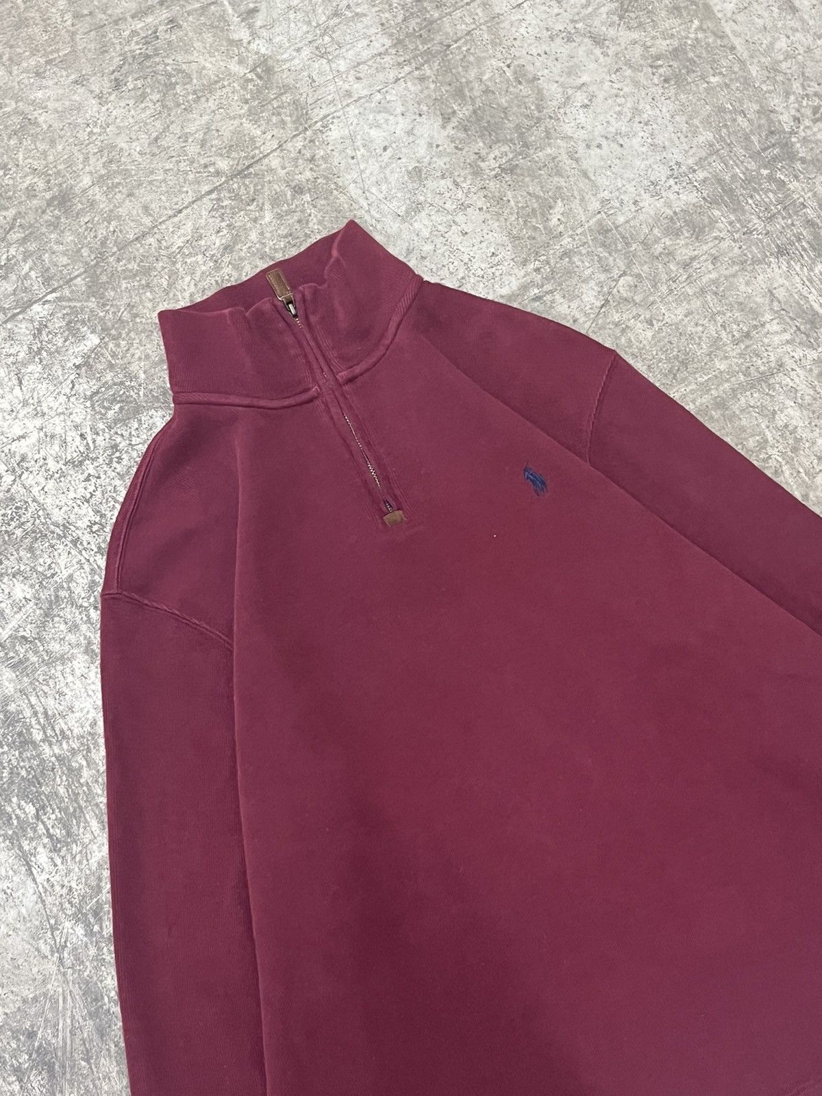 Polo Ralph Lauren × Vintage Polo Ralph Lauren 1/4 zip sweatshirt vintage hype preppy Size US M / EU 48-50 / 2 - 2 Thumbnail