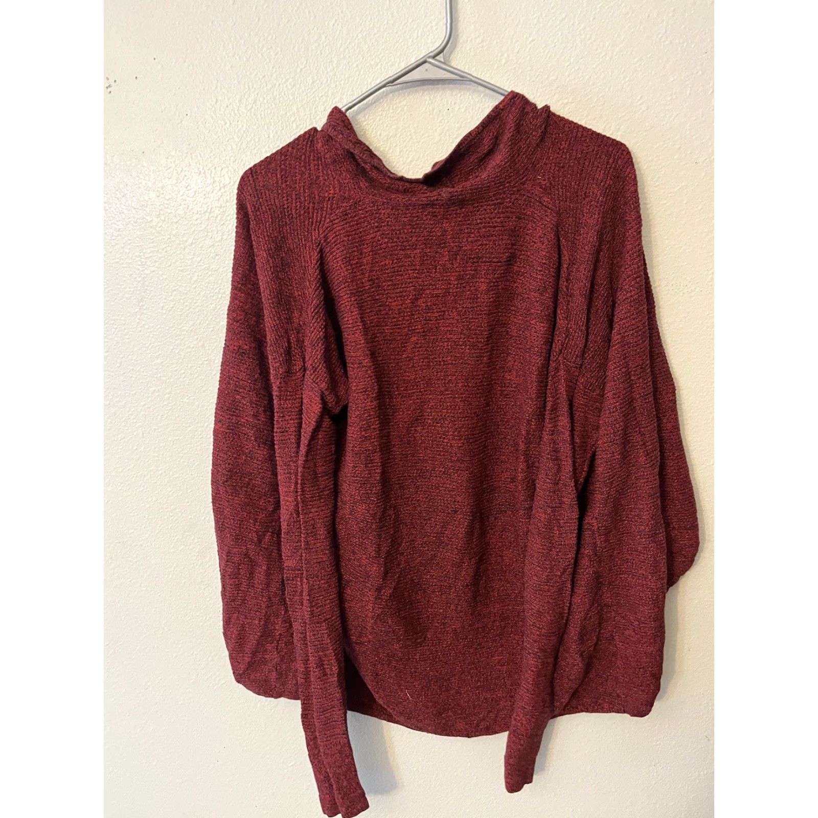 Express Express Women's Cardigan Sweater Open Maroon Long Sleeve Size Small Pre-Owned Size S / US 4 / IT 40 - 2 Thumbnail