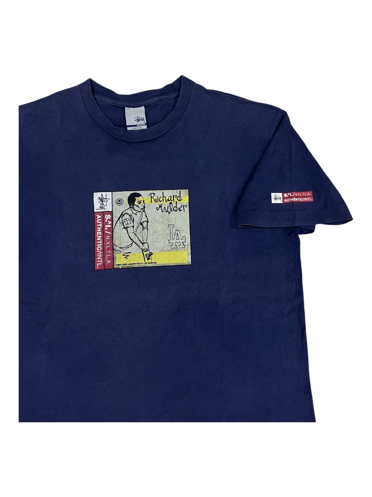 Hook-Ups SUPER RARE 1990s Stussy Pro Skater Richard Muller Tees Shirt Size US M / EU 48-50 / 2 - 2 Thumbnail