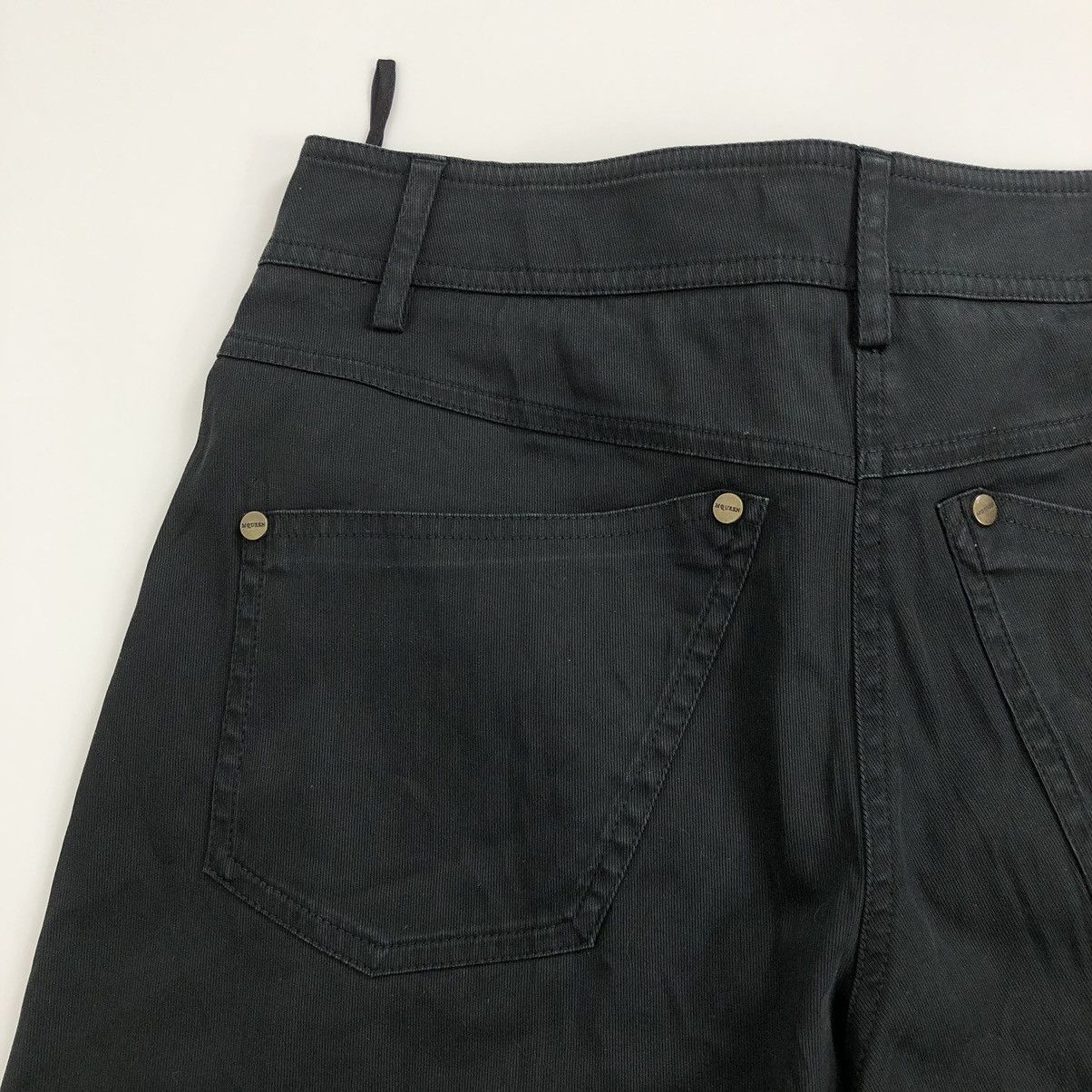 Alexander McQueen × Designer × MCQ Vintage Alexander McQueen Black Jeans Size 28" / US 6 / IT 42 - 10 Thumbnail