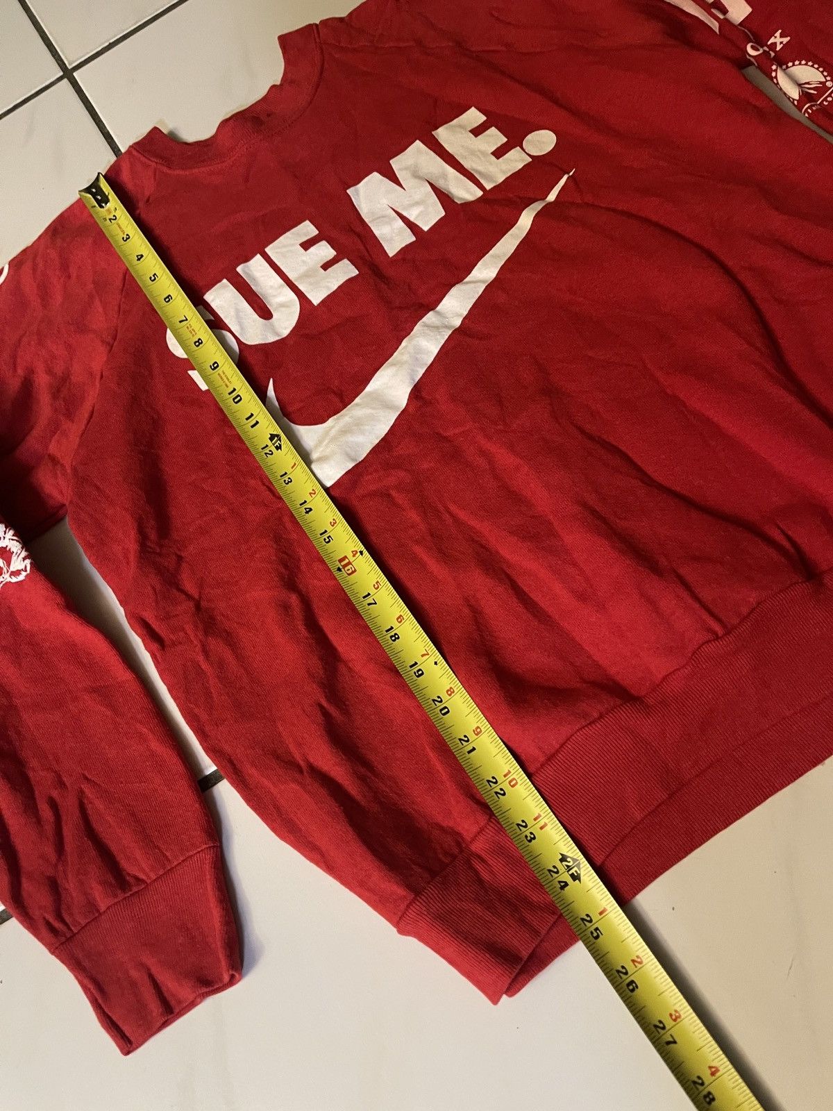 Other Sue Me Vintage Sweatshirt Crewneck Red Size Large Size US L / EU 52-54 / 3 - 5 Thumbnail