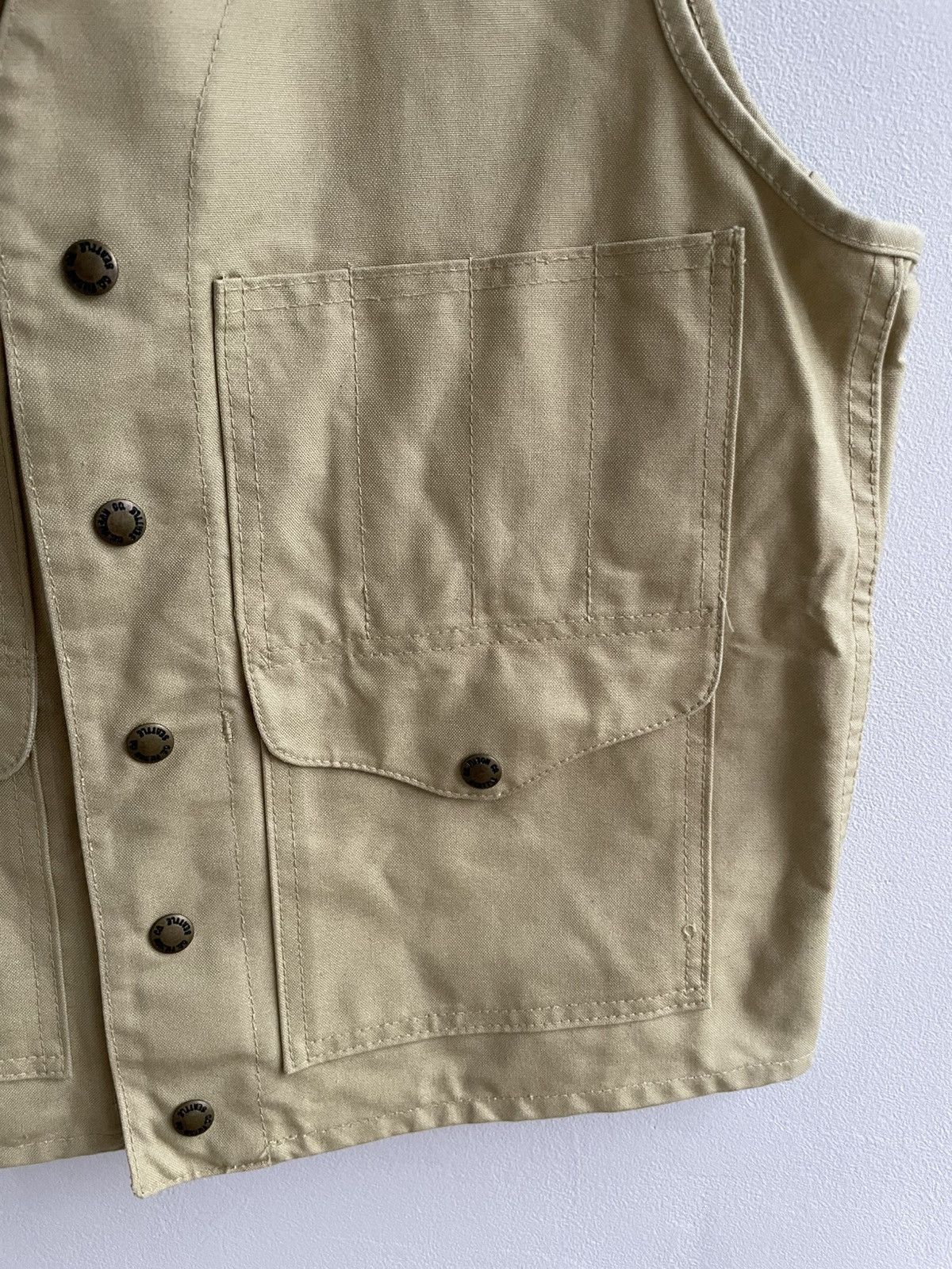 Filson Filson Vintage Tin Cloth Cruiser Work Jacket Vest Made USA Size US M / EU 48-50 / 2 - 6 Thumbnail