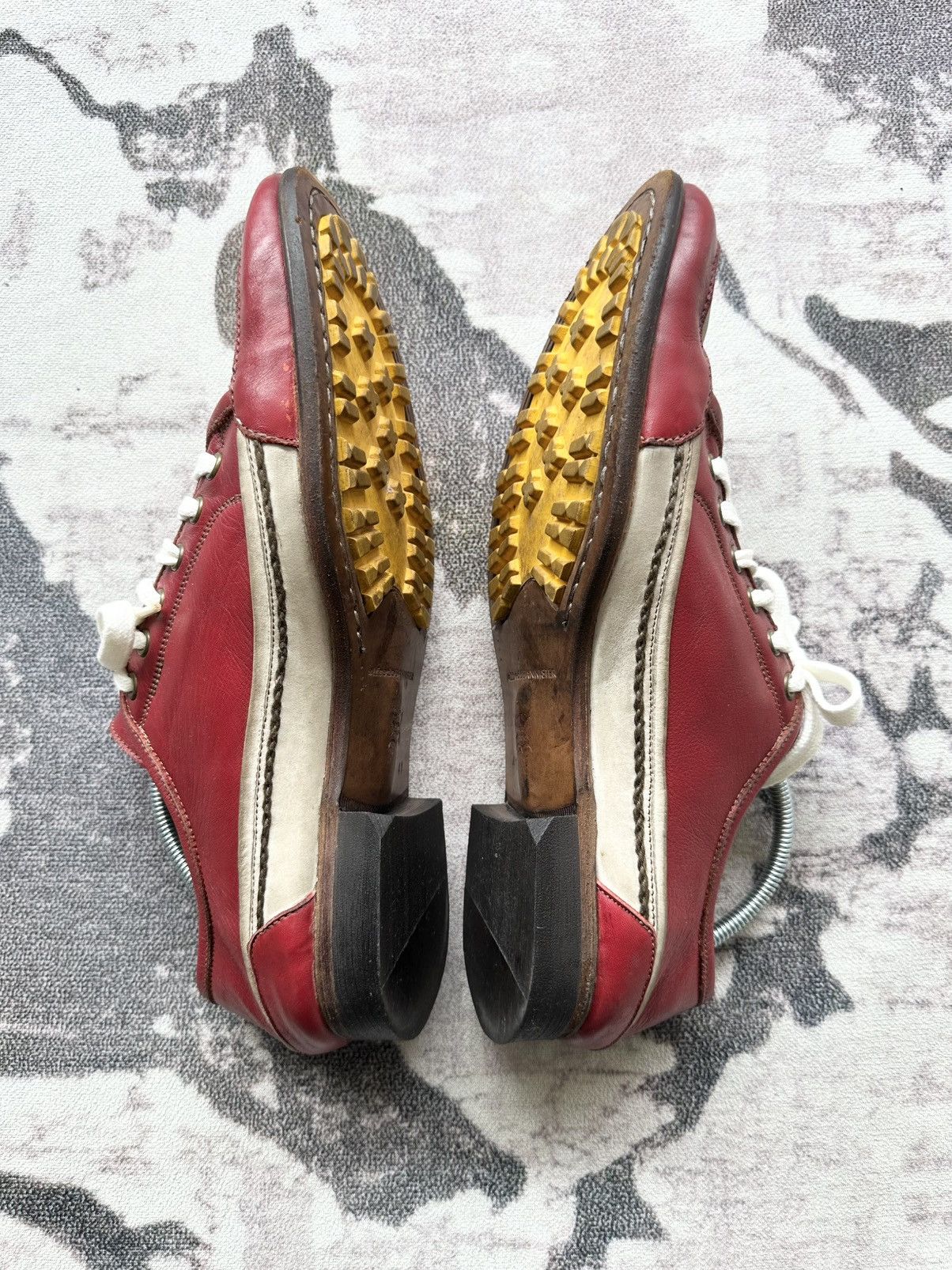 00's Alfredo Bannister avantgarde leather shoes