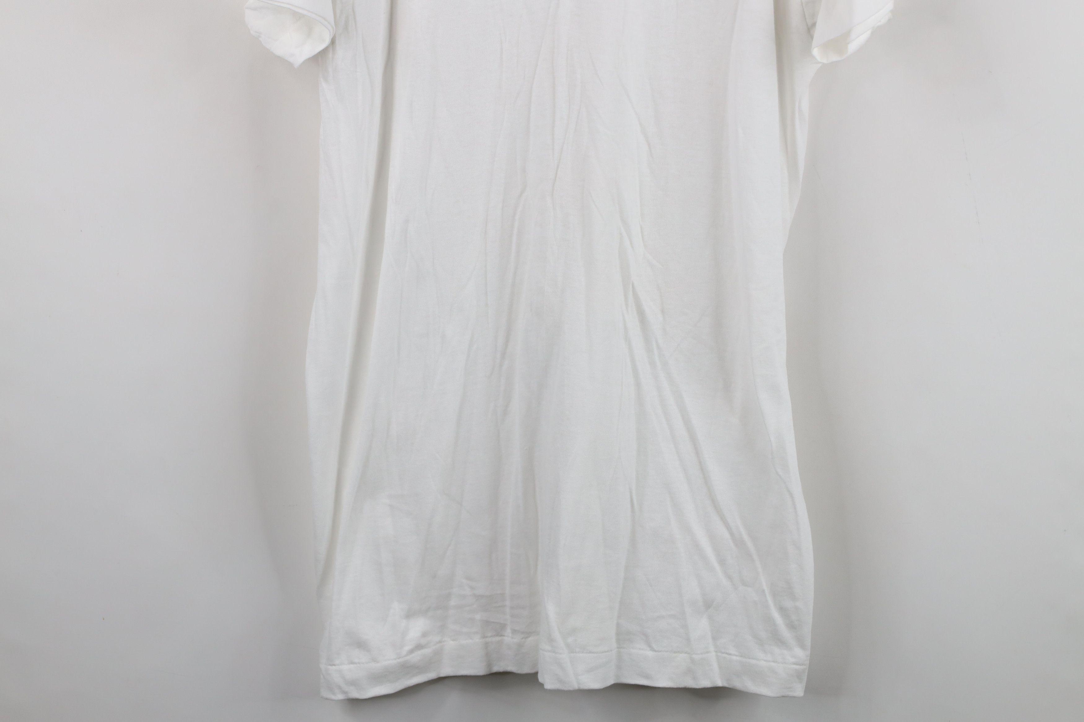 Vintage Vintage 90s Streetwear Cotton Short Sleeve T-Shirt White USA Size US XL / EU 56 / 4 - 3 Thumbnail