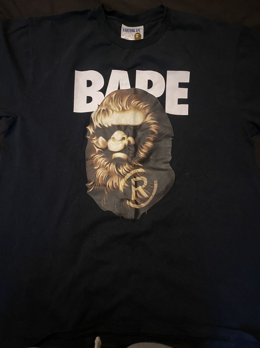 Bape BAPE Ape Head Tee ‘Black’ Size US XL / EU 56 / 4 - 1 Thumbnail