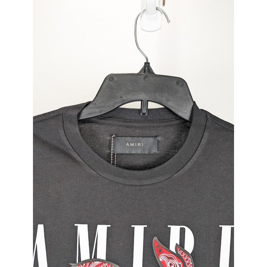 Amiri o1rshd1 CNY Rabbit Logo T-Shirt in Black Size US M / EU 48-50 / 2 - 5 Thumbnail