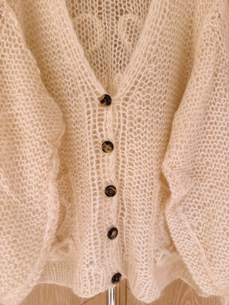 Loewe LOEWE Super large logo horsehair knit sweater Size M / US 6-8 / IT 42-44 - 2 Thumbnail