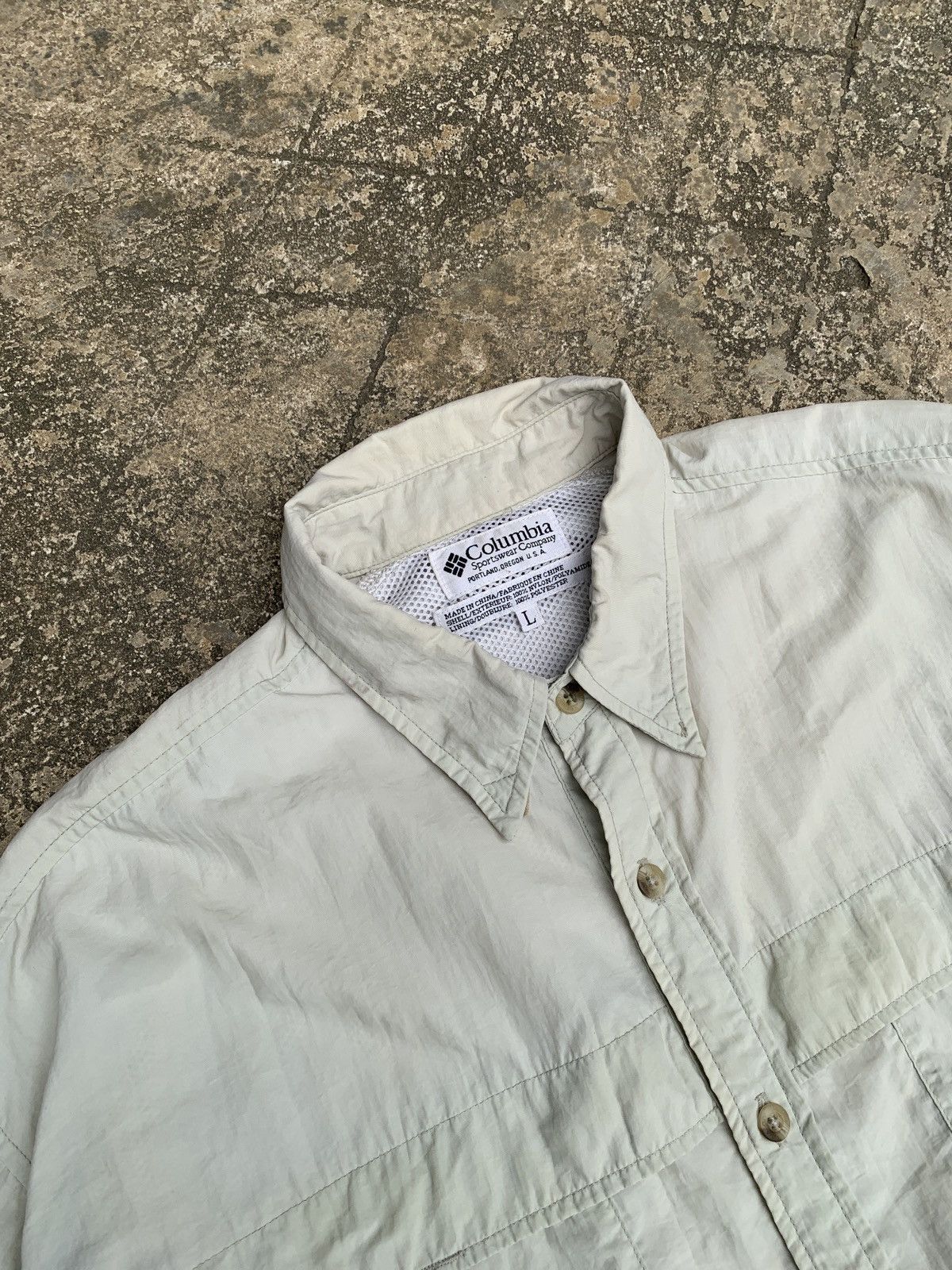 Columbia 2000s Columbia USA PFG Fishing Nylon Vent Shirt Size US L / EU 52-54 / 3 - 5 Thumbnail