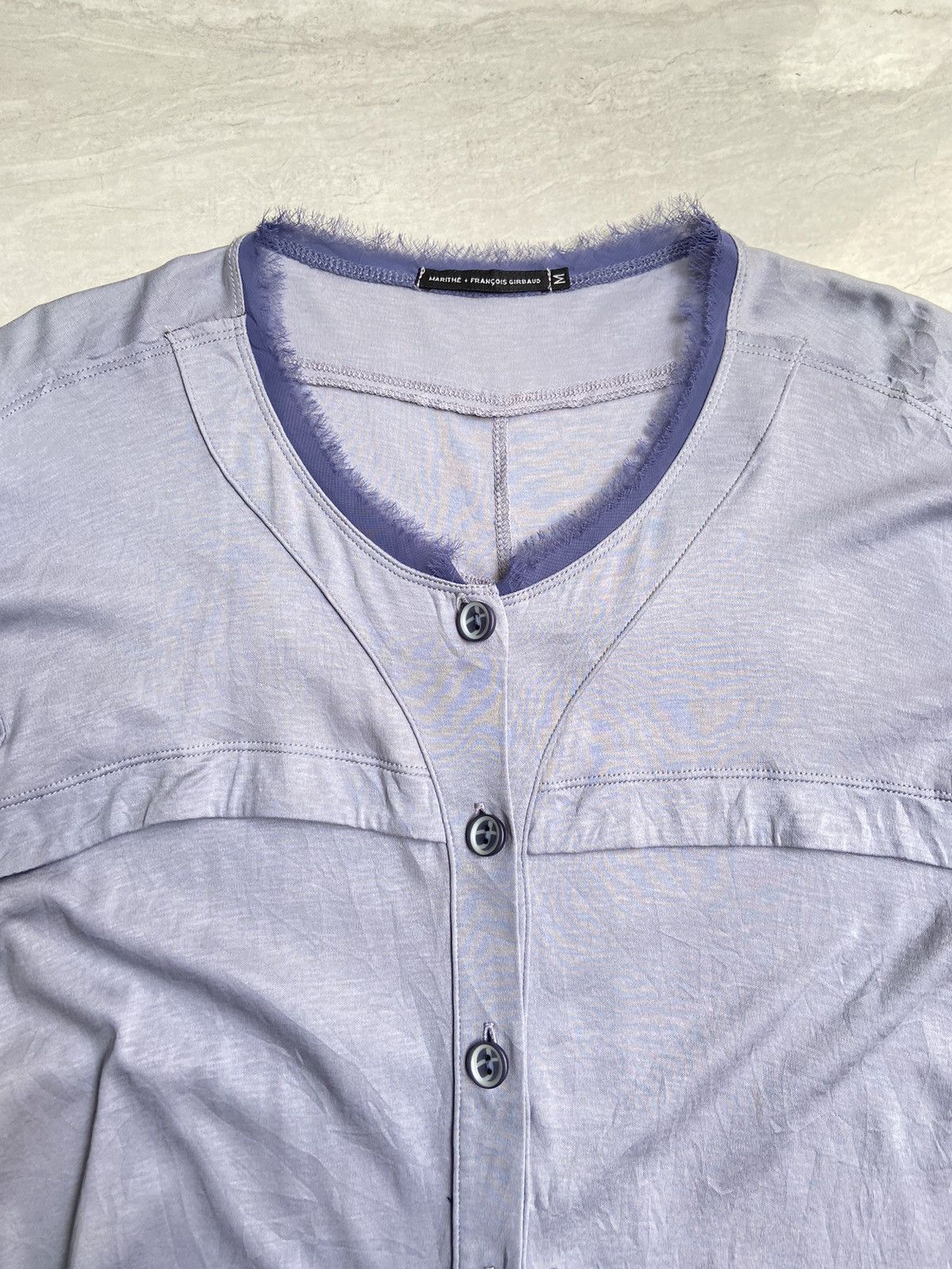 Marithe + Francois Girbaud Marithe Francois Girbaud Blue Shirt Size S / US 4 / IT 40 - 10 Thumbnail
