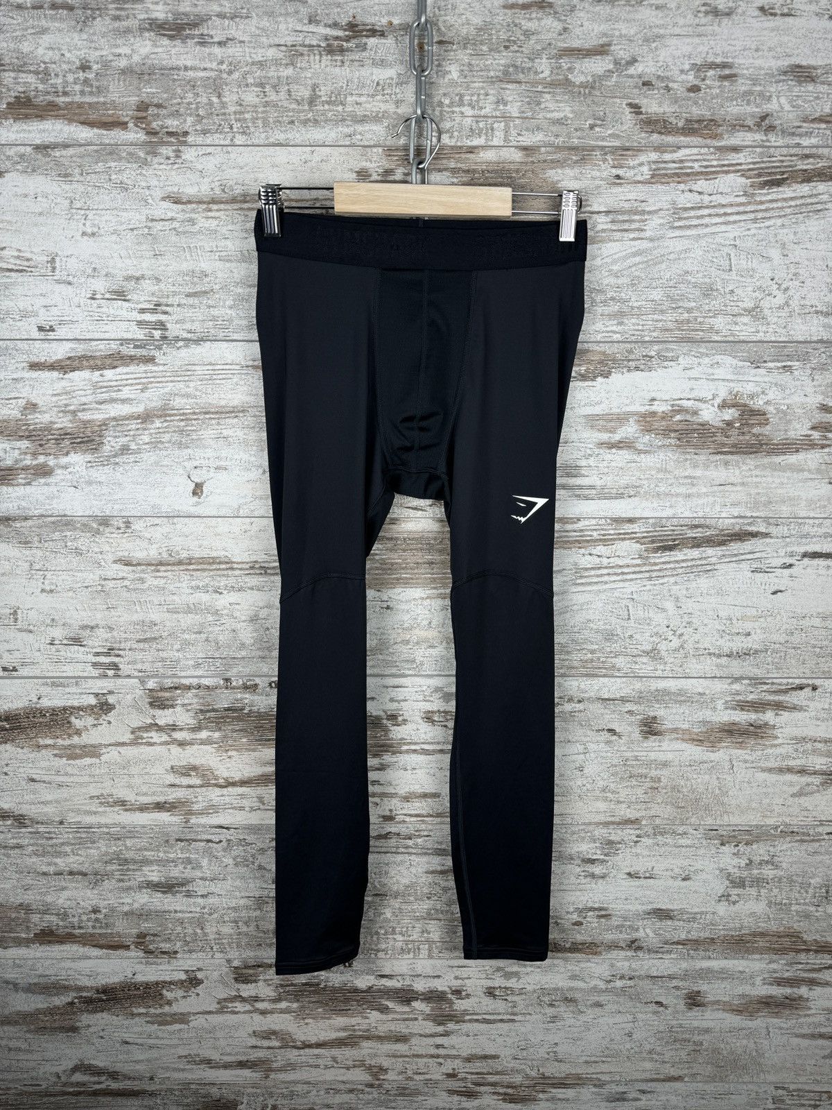 Gymshark Mens Gymshark Leggings pants black sport life Size US 30 / EU 46 - 1 Thumbnail