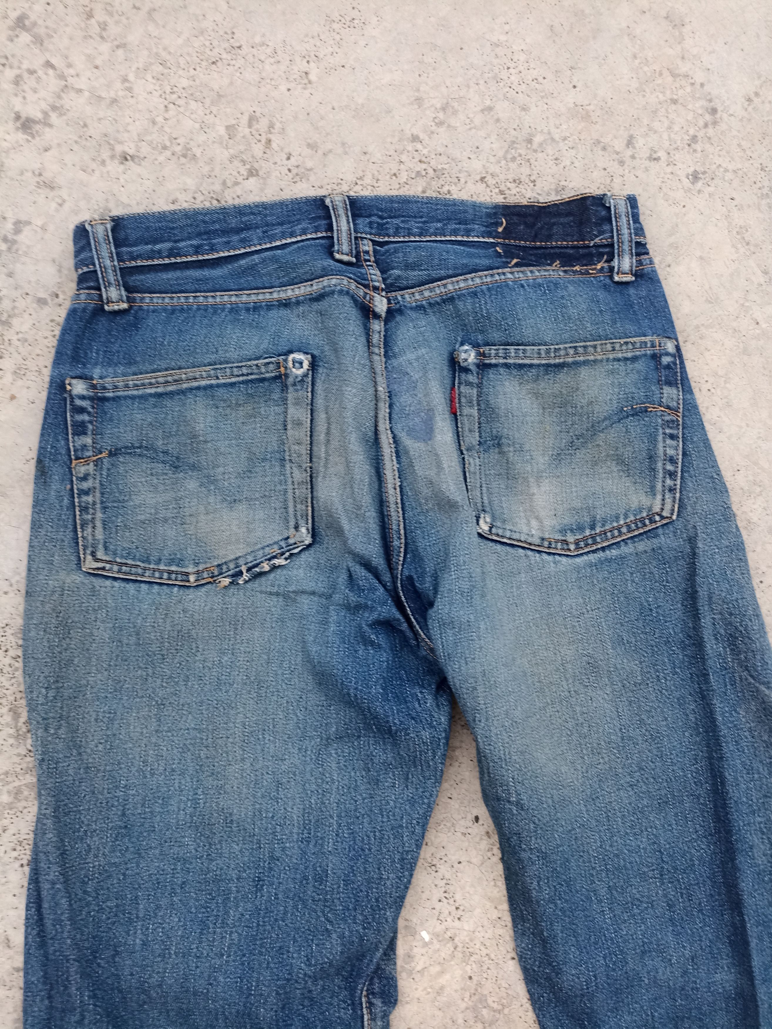 Denime Vintage Denime Jeans Distressed Mud washed Faded jeans Japan Size US 30 / EU 46 - 12 Thumbnail