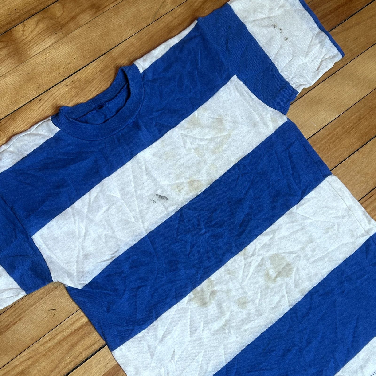Vintage True Vintage Striped T-Shirt Size US S / EU 44-46 / 1 - 2 Thumbnail