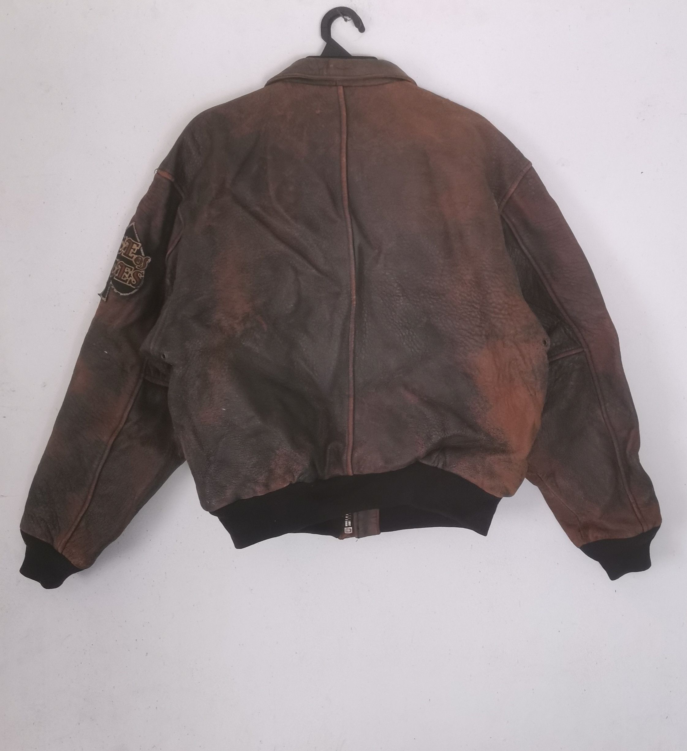 Avirex × Vintage Vintage AVIREX Ace Of Aces Dick bong leather jacket Size US M / EU 48-50 / 2 - 3 Thumbnail