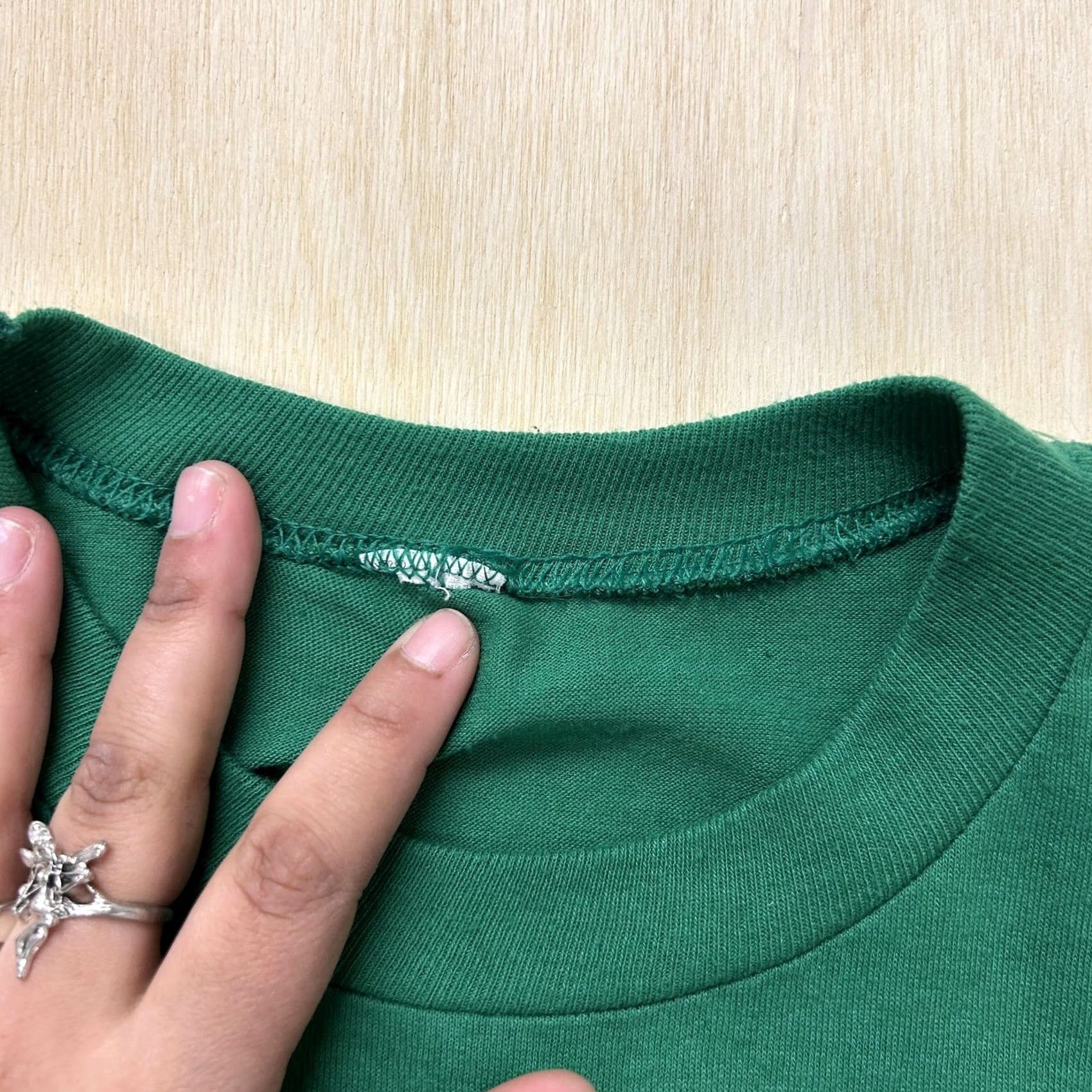 George VINTAGE George Mason University Shirt Men M Green College Short Sleeve Crew Neck Graphic Print Tee Size US M / EU 48-50 / 2 - 4 Thumbnail