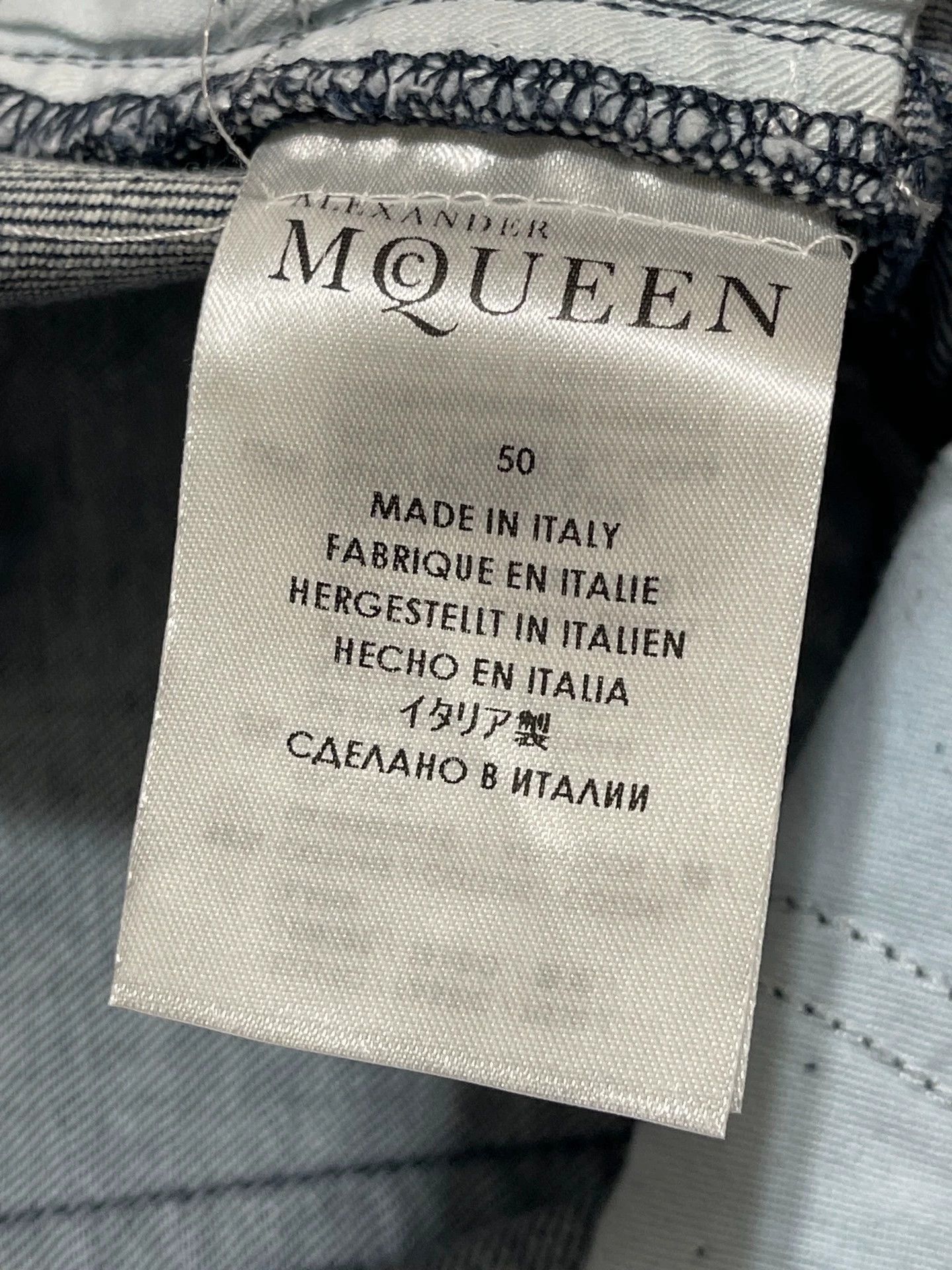 Alexander McQueen Alexander McQueen Slim Fit Jeans 50 (NWT) Size US 34 / EU 50 - 7 Thumbnail