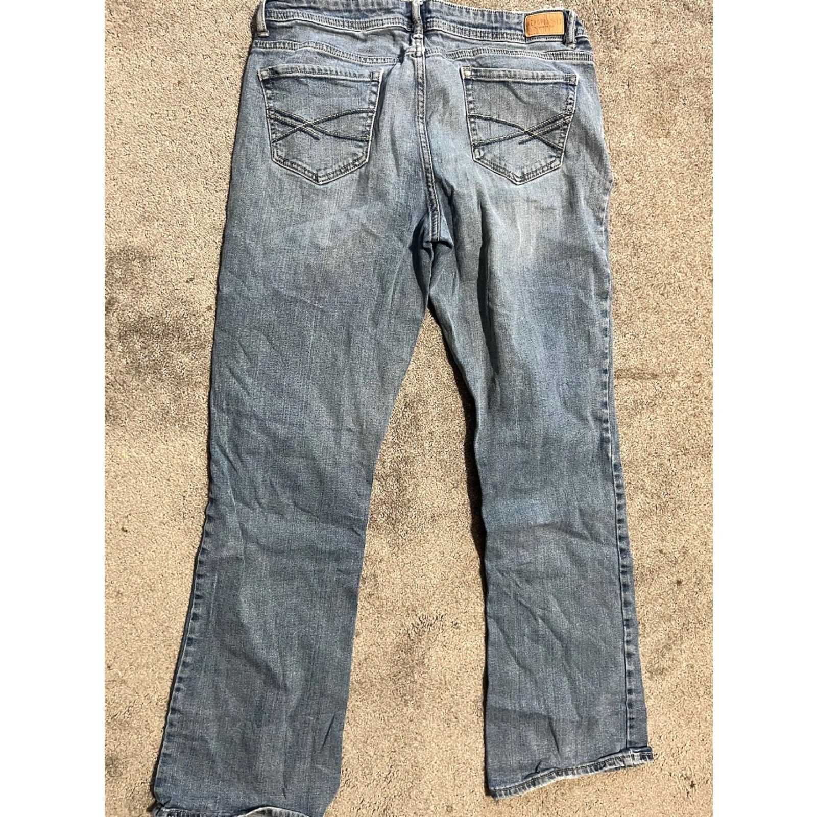 Aeropostale AEROPOSTALE Women’s CURVY BOOT JEANS Sz 12 Regular Cowgirl Western Size 34" / US 12 / IT 48 - 2 Thumbnail
