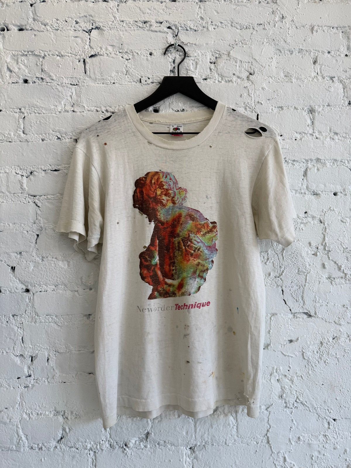 Vintage 1989 NEW ORDER ‘TECHNIQUE’ TEE Size US M / EU 48-50 / 2 - 1 Thumbnail