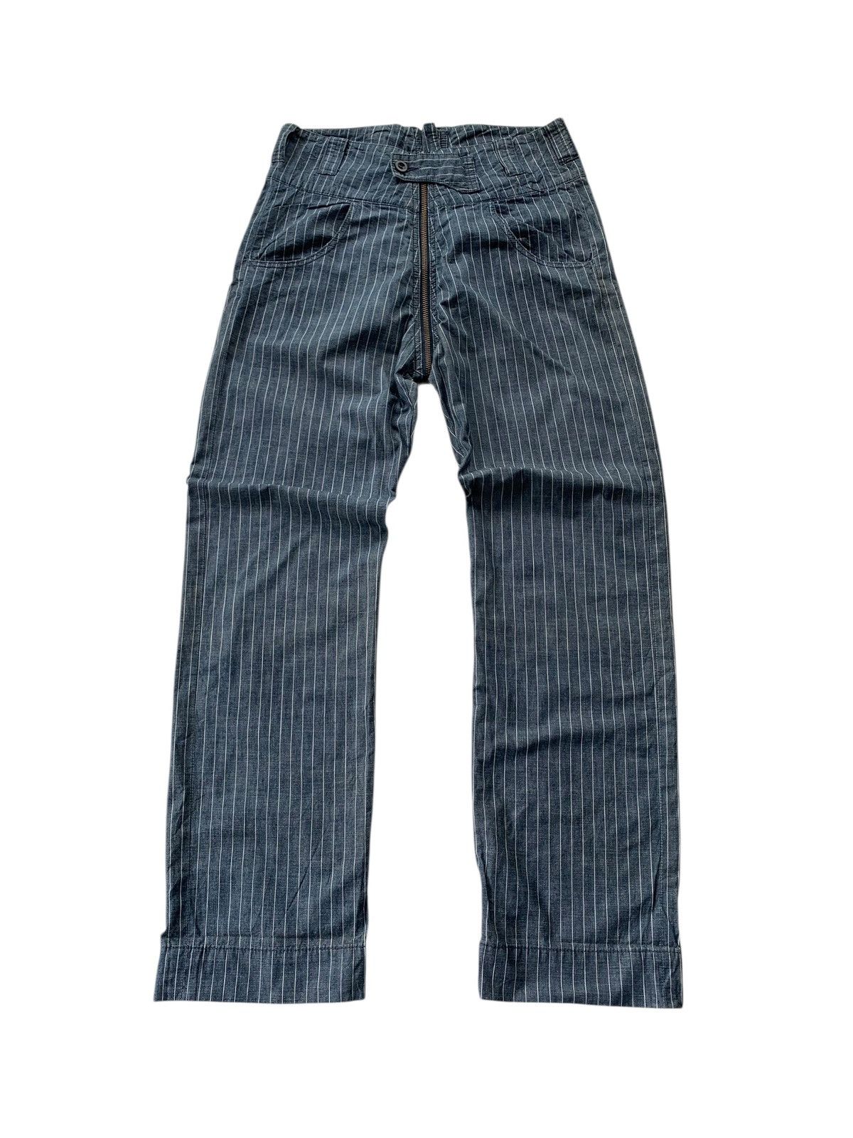 Japanese Brand Unique myc contrive striped japanese bootcut Size US 29 - 1 Thumbnail