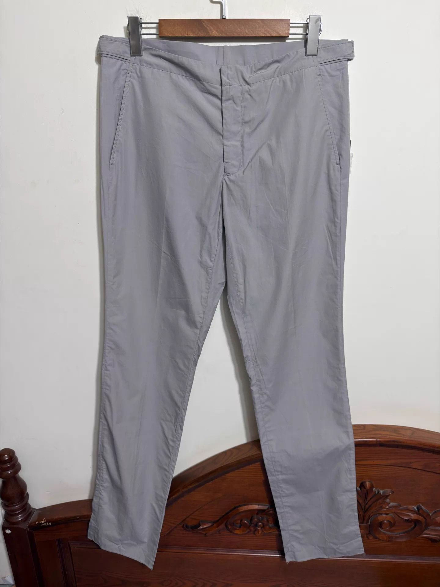 Jil Sander Gray Casual Pants Size 34 Size US 34 / EU 50 - 1 Thumbnail