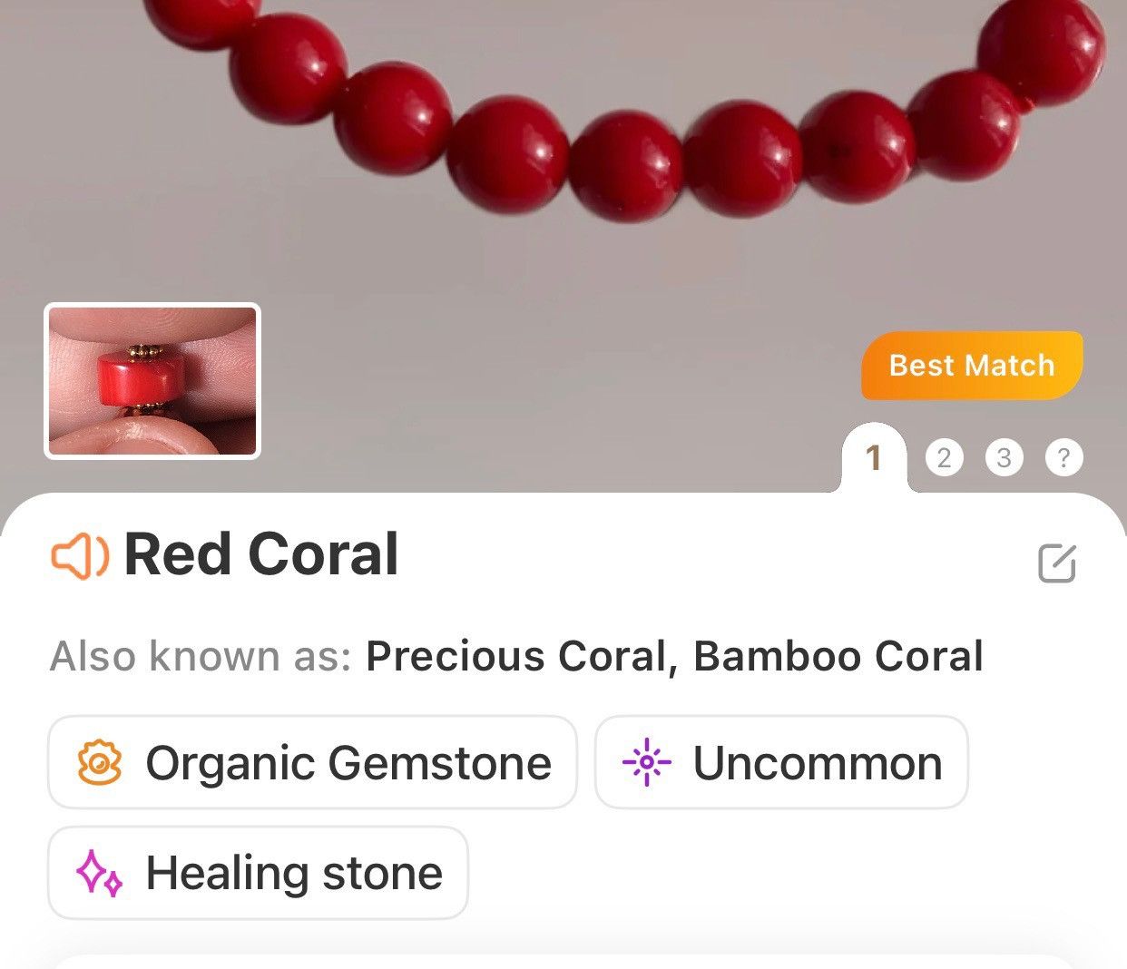 Handmade Handcrafted vintage bead red coral wood glass drop necklace Size ONE SIZE - 7 Thumbnail