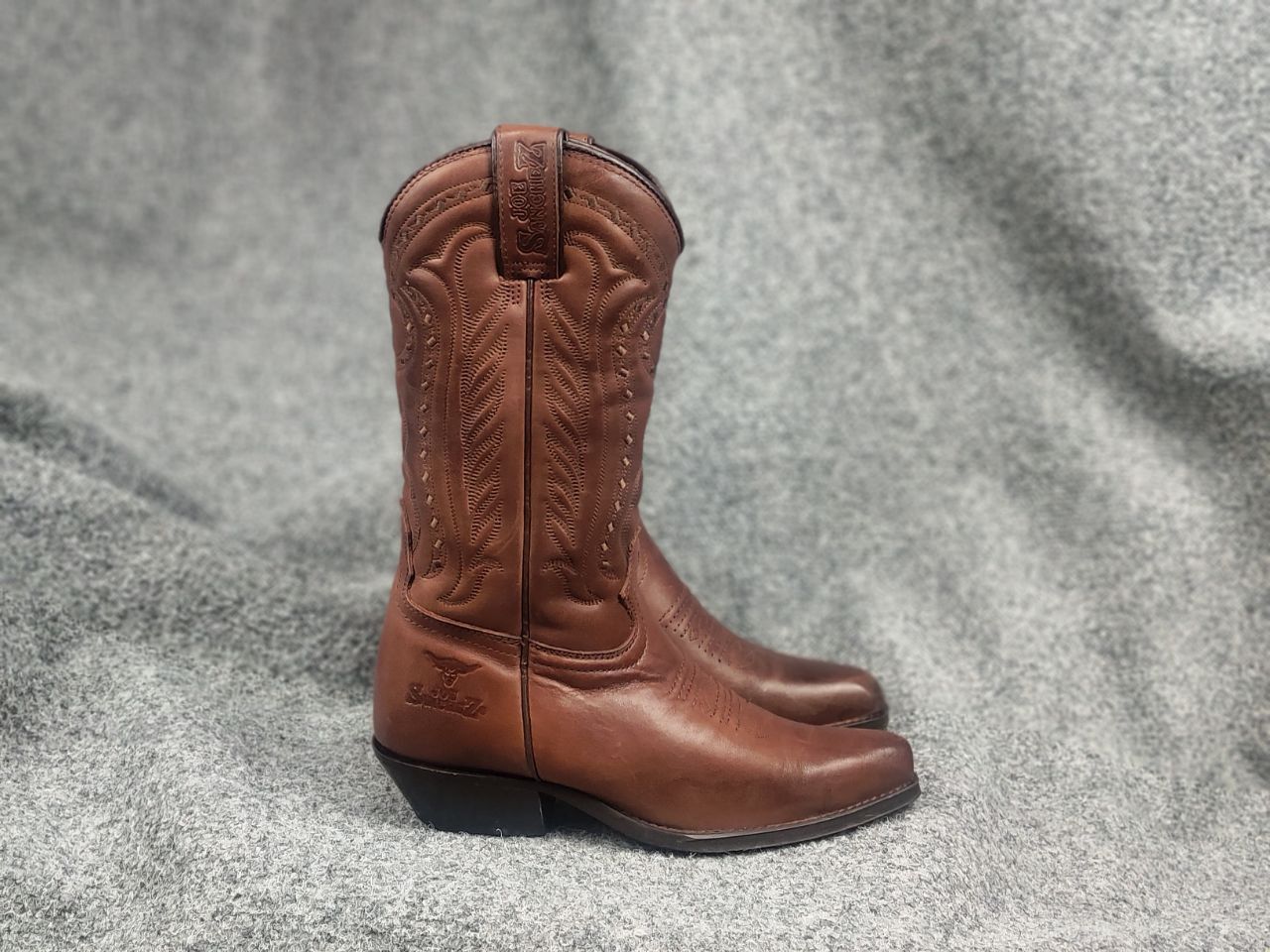 Sancho Boots Vintage 90's Joe Sanchez embroidered Western Cowboy Boots Size US 7 / IT 37 - 1 Thumbnail