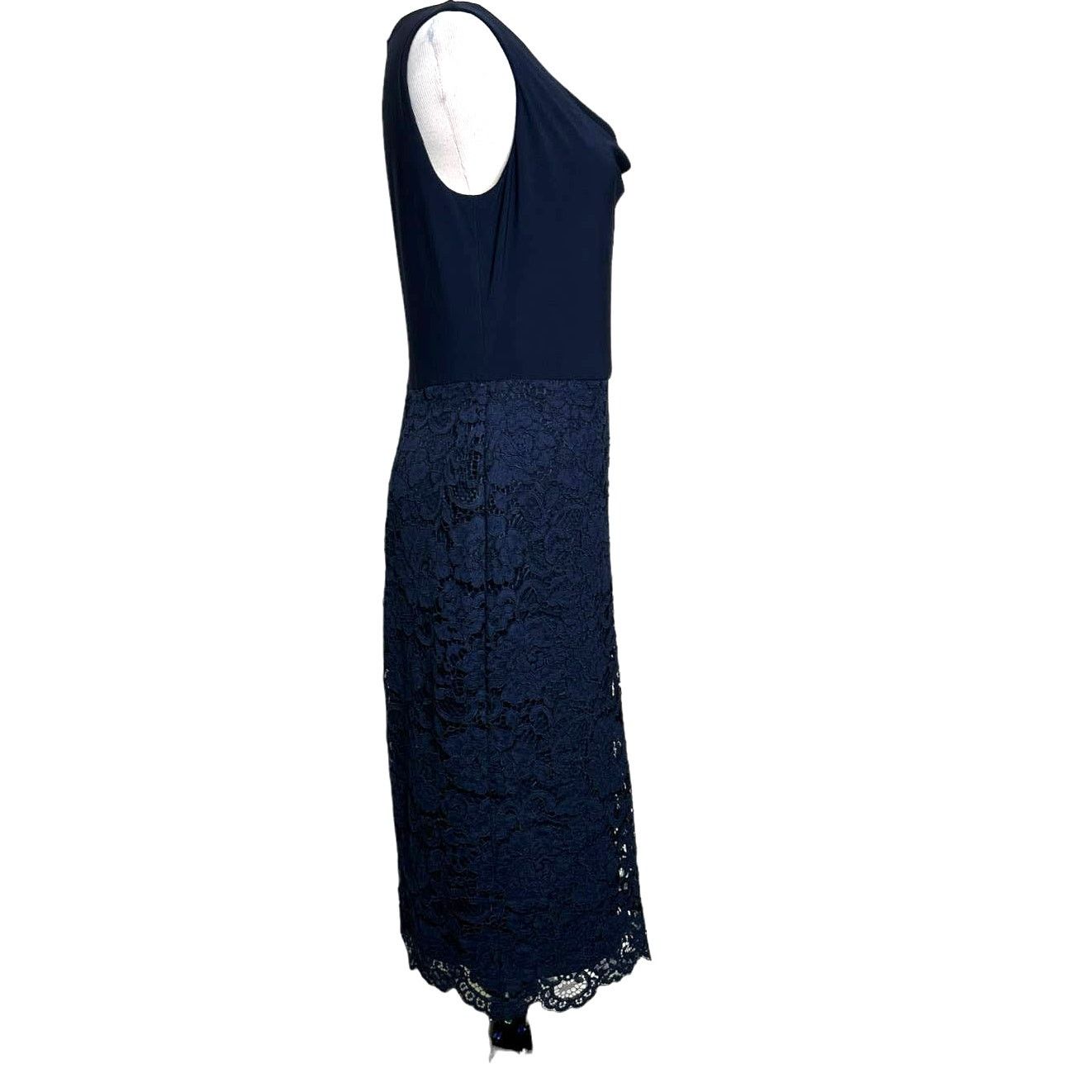 Ralph Lauren Ralph Lauren navy blue lace detail skirt cocktail dress 2 Size XS / US 0-2 / IT 36-38 - 8 Thumbnail