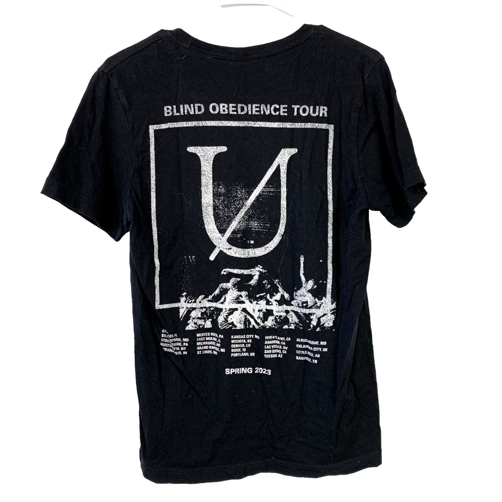 Vintage VINTAGE Underoath Blind Obedience Tour Band Tee Shirt Spring 2023 Tour Medium Size US M / EU 48-50 / 2 - 2 Thumbnail