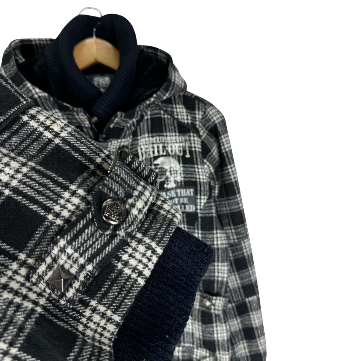 If Six Was Nine 🌟SEX POT REVENGE HOODIE PLAIDS JACKET Size L / US 10 / IT 46 - 6 Thumbnail
