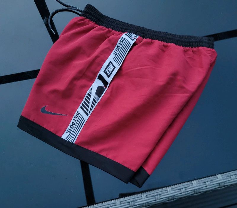 Nike × Vintage Vintage 90s Nike retro logo swoosh shorts Size US 30 / EU 46 - 4 Thumbnail