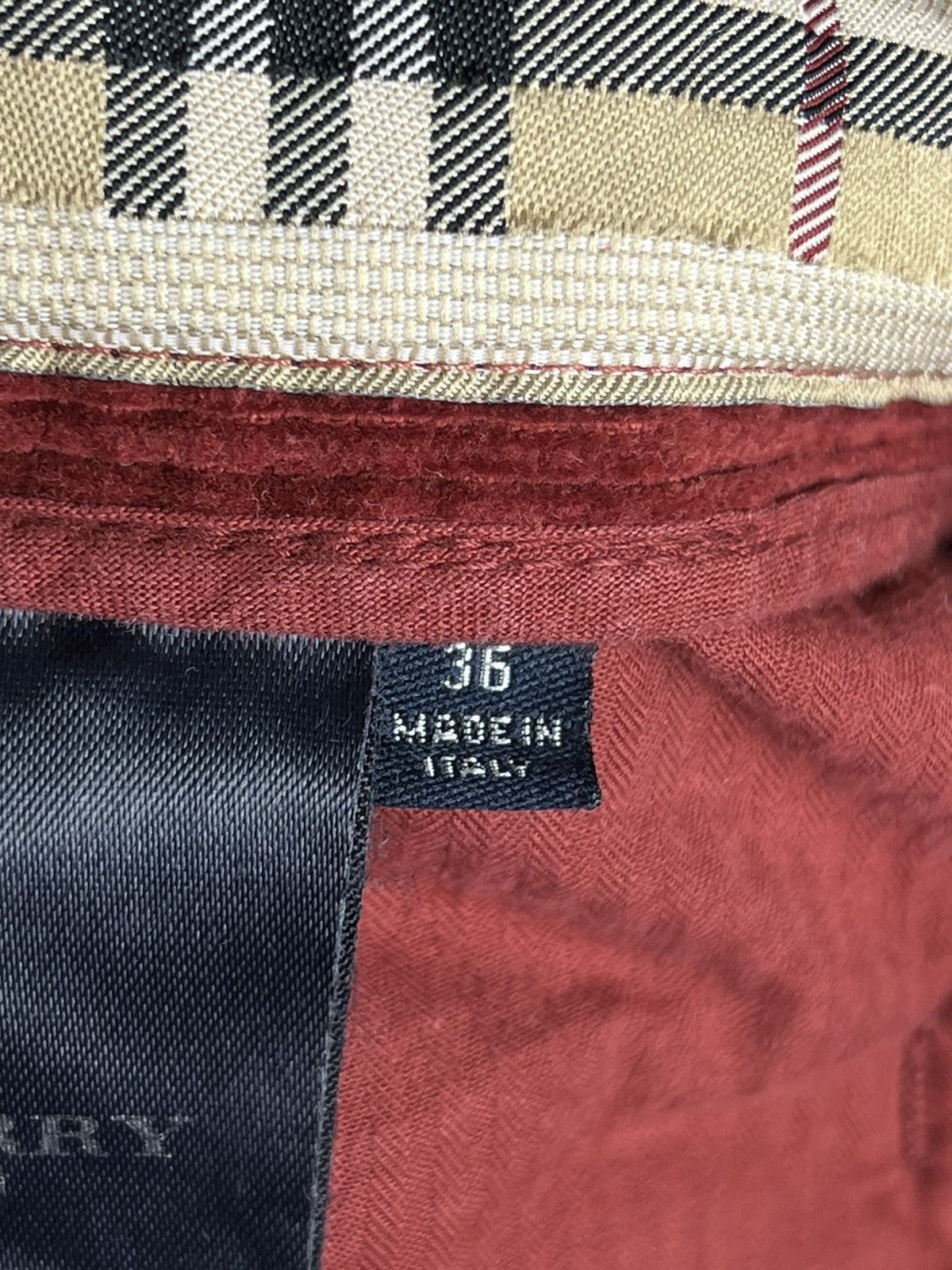Burberry Vintage Burberry velvet corduroy red pants old money Size US 36 / EU 52 - 8 Thumbnail