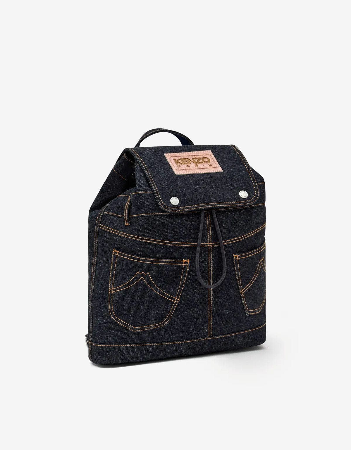Kenzo Kenzo Five Pockets Blue Denim Backpack Size ONE SIZE - 1 Thumbnail