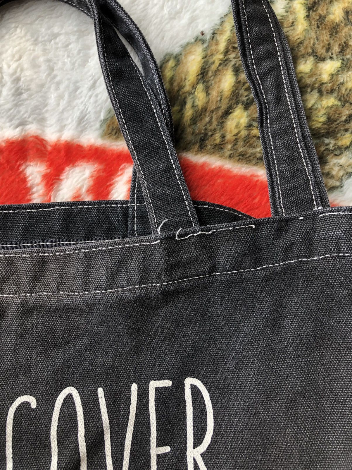 Undercover Vintage Undercover Tokyo Canvas Tote Bag Black Size ONE SIZE - 9 Thumbnail