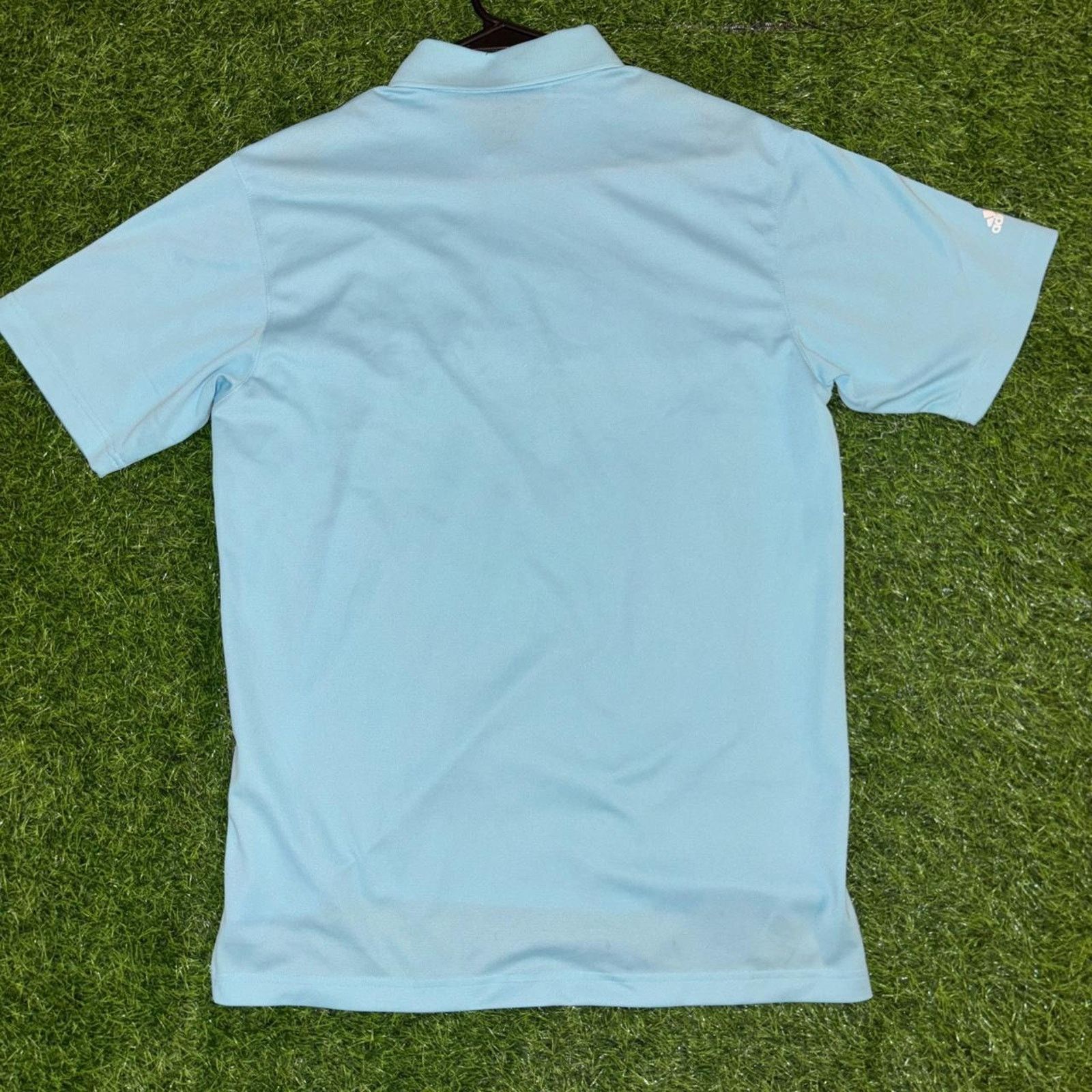 Adidas Men's Light Blue Adidas ‘Crew’ Fort Worth Golf Polo Size US S / EU 44-46 / 1 - 2 Thumbnail