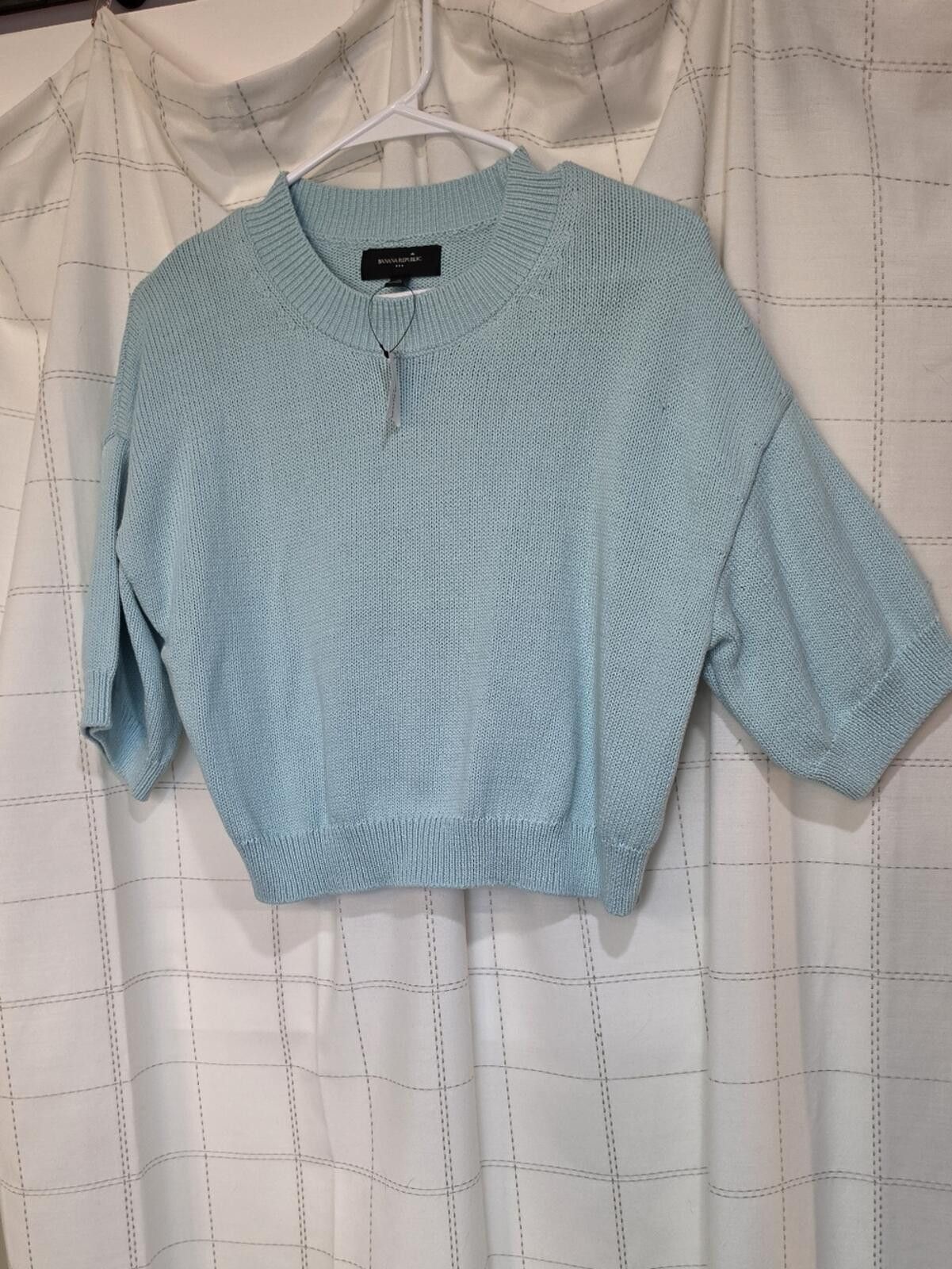 Other Banana Chunky Pullover Cropped Sweater Size S / US 4 / IT 40 - 2 Thumbnail
