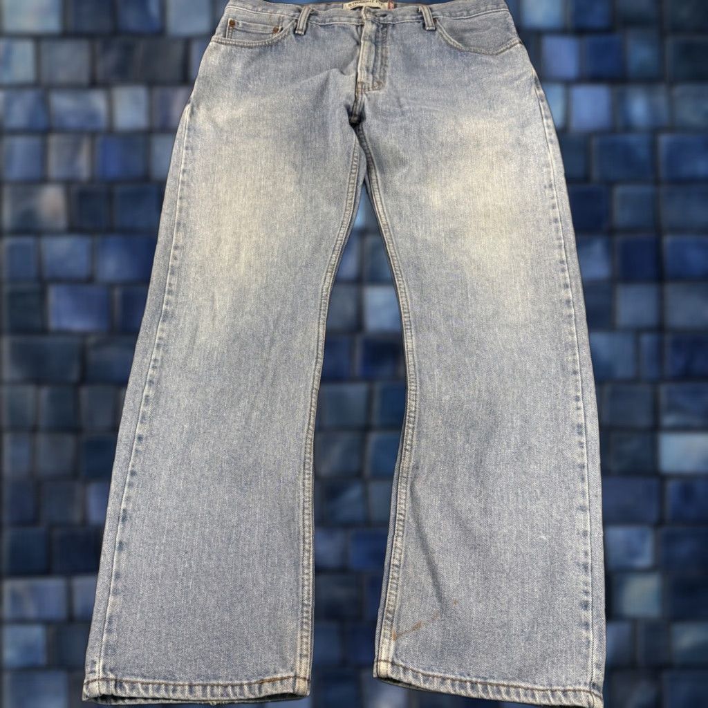 Levi's VINTAGE Levi's 505 Jeans Mens 36x32 Light Wash Distressed Straight 5-Pocket Denim male Regular Spring Summer Fall Winter Mens Size US 36 / EU 52 - 1 Thumbnail