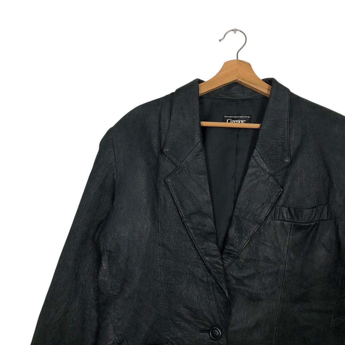 Japanese Brand 🔥VINTAGE LEATHER JACKET COATS CIZENNE ISSEY MIYAKE Size US M / EU 48-50 / 2 - 9 Thumbnail