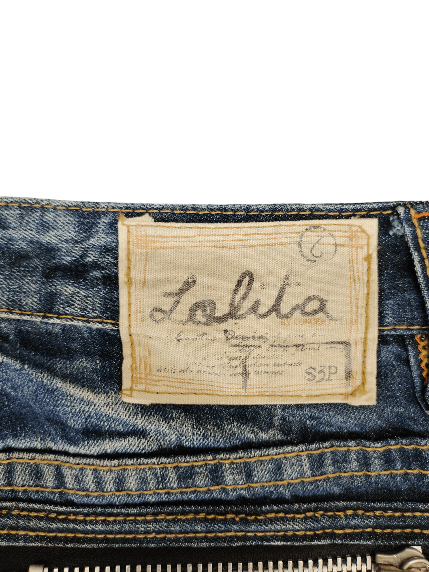 Le Grande Bleu (L.G.B.) Lolita By Yoshitomo Nara Clawmark Distress Faded Jeans Size US 30 / EU 46 - 16 Thumbnail